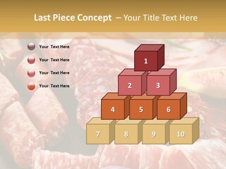 Antipasti Bacon Salami PowerPoint Template