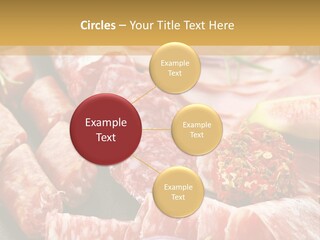 Antipasti Bacon Salami PowerPoint Template