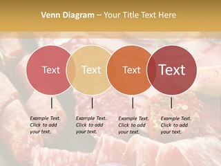 Antipasti Bacon Salami PowerPoint Template
