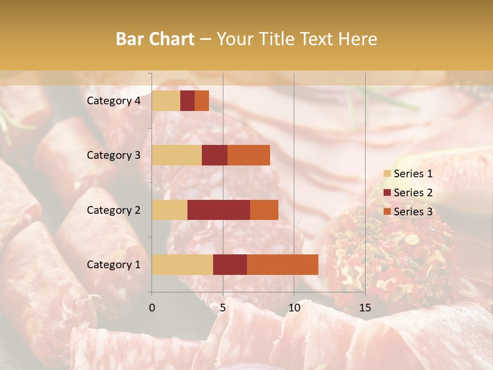 Antipasti Bacon Salami PowerPoint Template