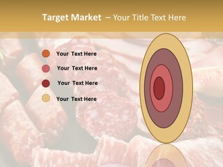 Antipasti Bacon Salami PowerPoint Template