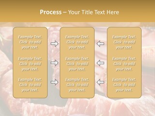 Antipasti Bacon Salami PowerPoint Template