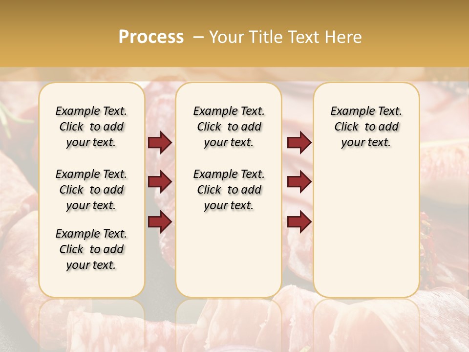Antipasti Bacon Salami PowerPoint Template
