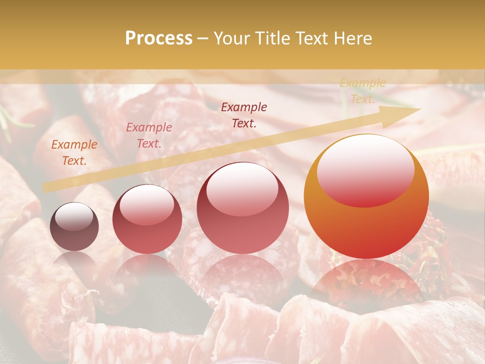 Antipasti Bacon Salami PowerPoint Template