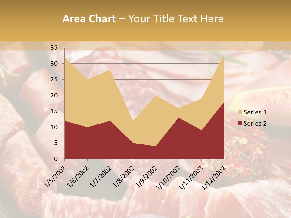Antipasti Bacon Salami PowerPoint Template