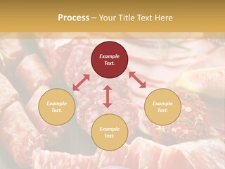 Antipasti Bacon Salami PowerPoint Template