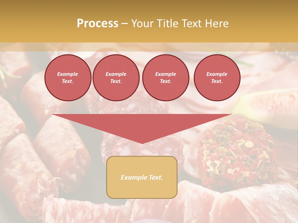 Antipasti Bacon Salami PowerPoint Template