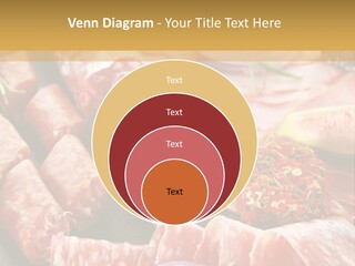 Antipasti Bacon Salami PowerPoint Template