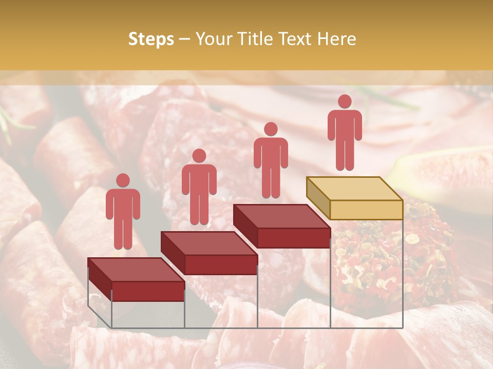 Antipasti Bacon Salami PowerPoint Template
