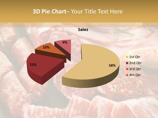 Antipasti Bacon Salami PowerPoint Template