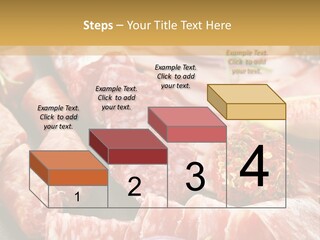 Antipasti Bacon Salami PowerPoint Template
