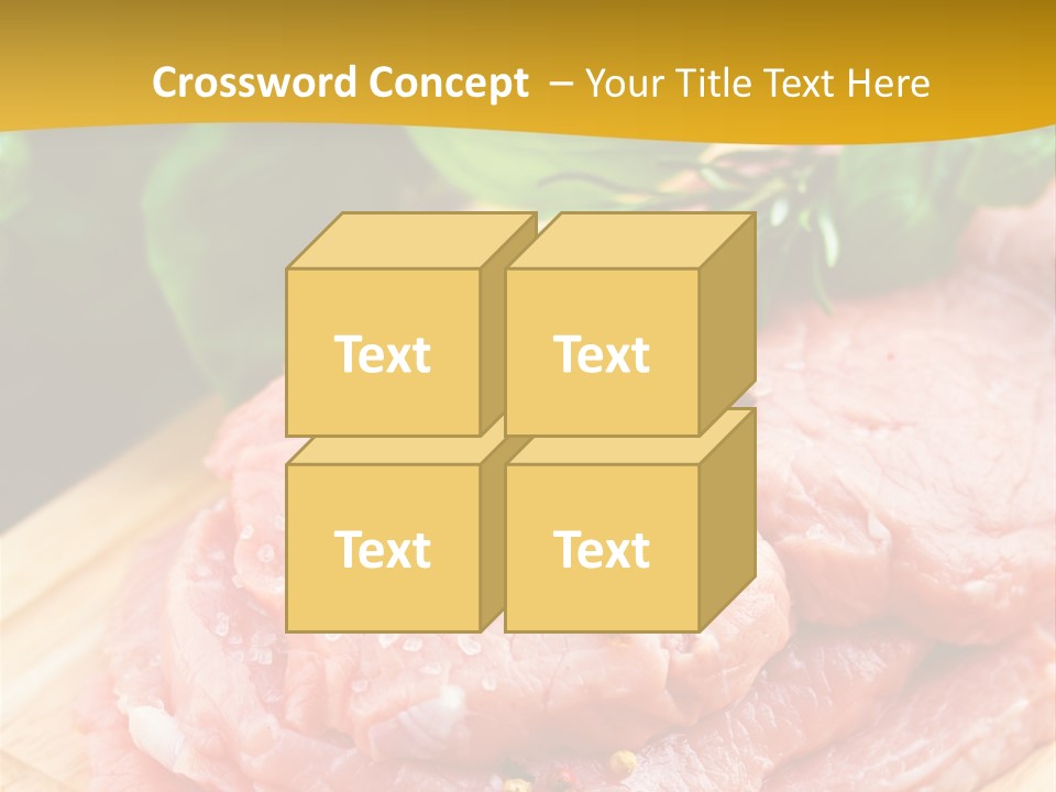 Slice Dinner Food PowerPoint Template