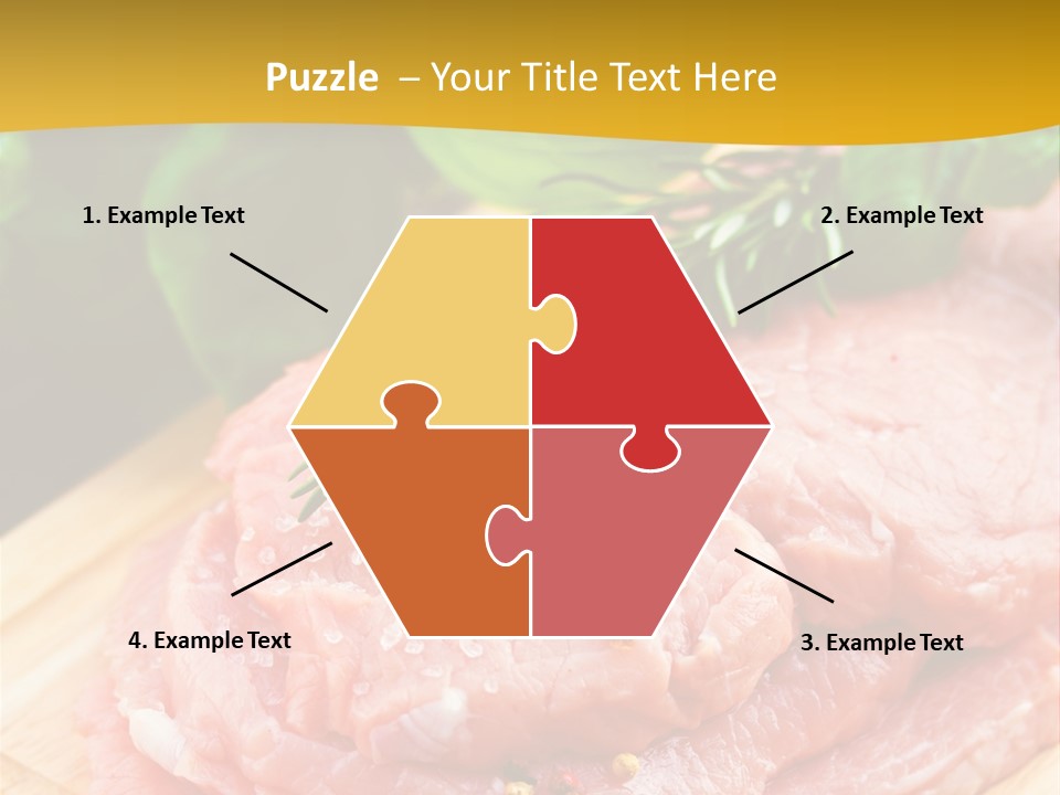 Slice Dinner Food PowerPoint Template