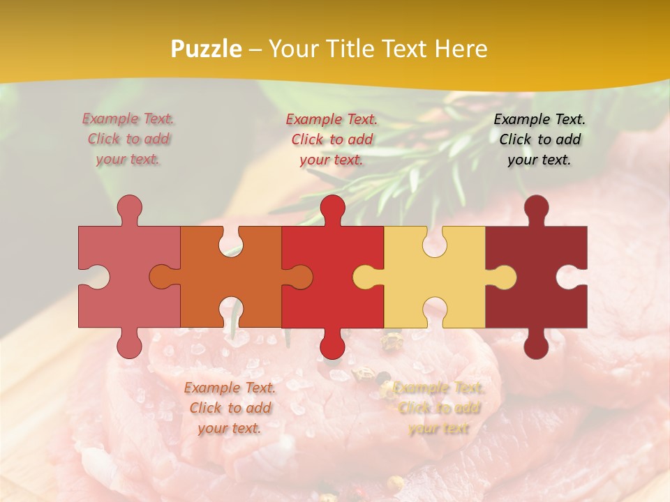 Slice Dinner Food PowerPoint Template