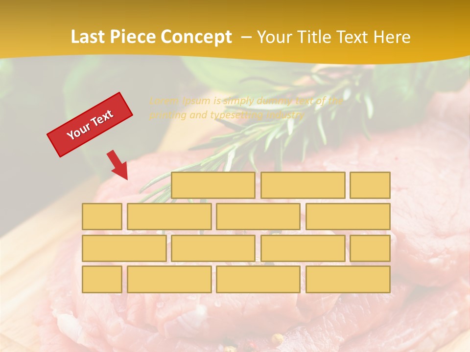 Slice Dinner Food PowerPoint Template