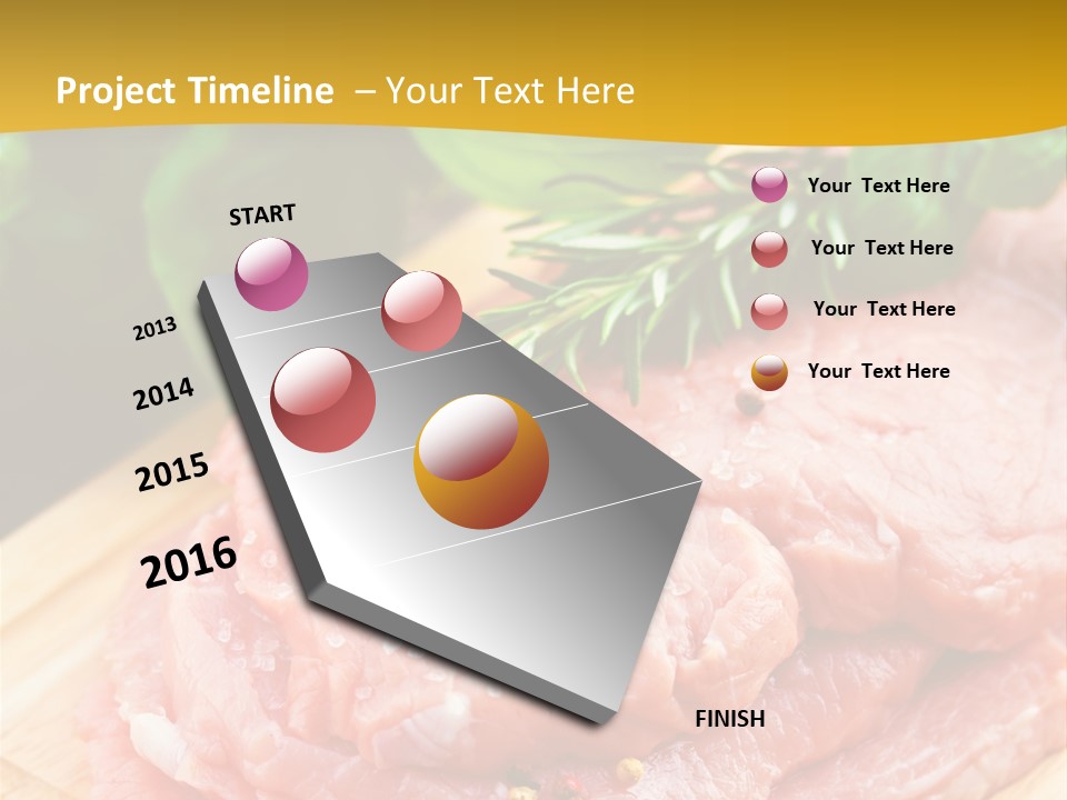 Slice Dinner Food PowerPoint Template