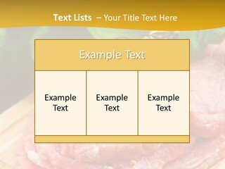 Slice Dinner Food PowerPoint Template