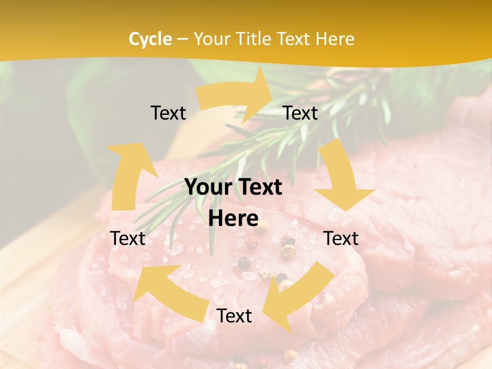 Slice Dinner Food PowerPoint Template