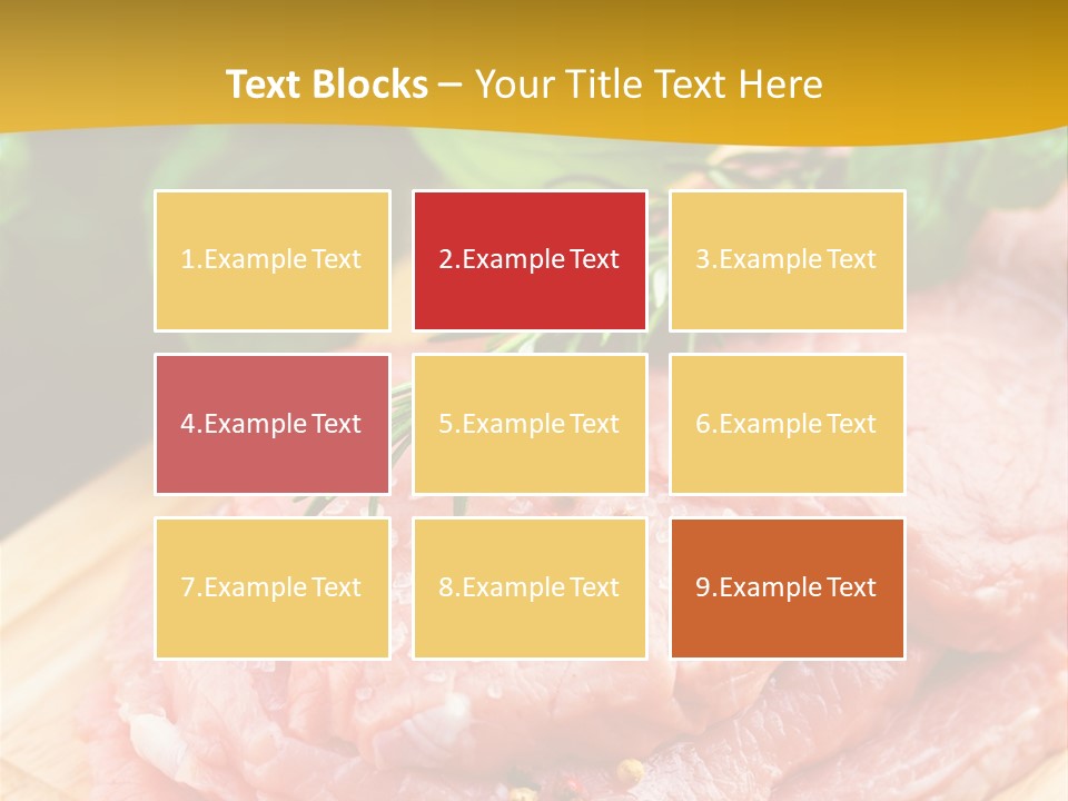 Slice Dinner Food PowerPoint Template