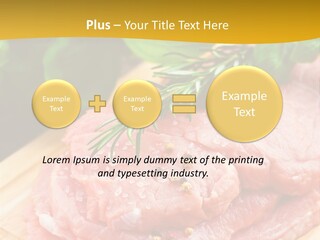 Slice Dinner Food PowerPoint Template