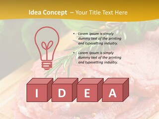 Slice Dinner Food PowerPoint Template
