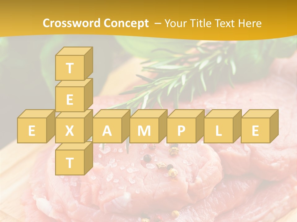 Slice Dinner Food PowerPoint Template