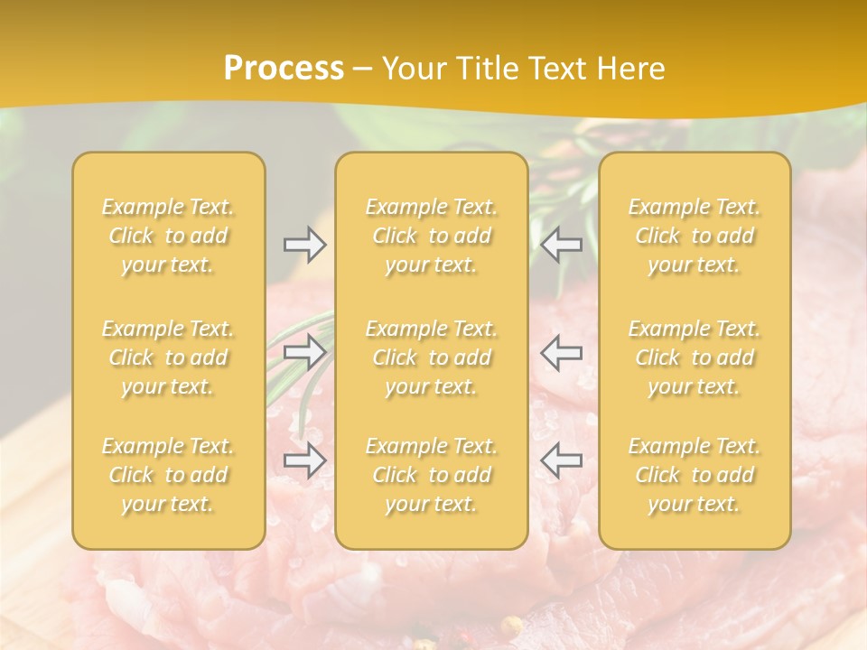 Slice Dinner Food PowerPoint Template