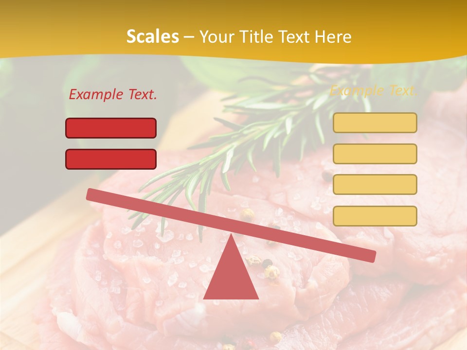Slice Dinner Food PowerPoint Template