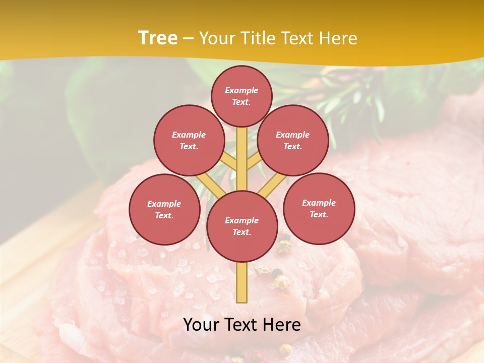 Slice Dinner Food PowerPoint Template
