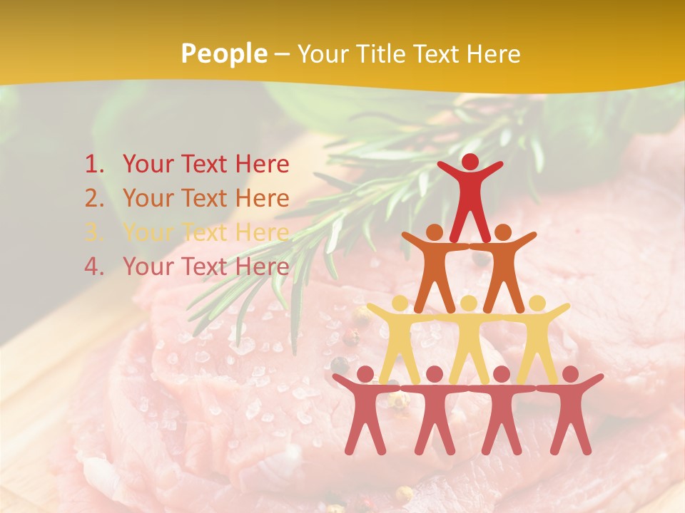 Slice Dinner Food PowerPoint Template