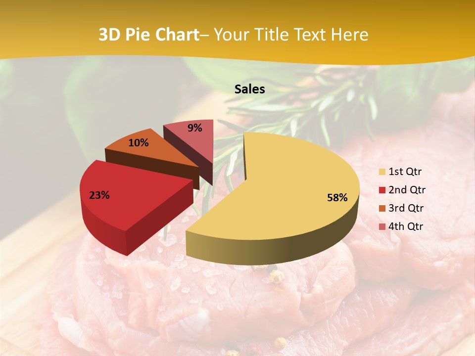 Slice Dinner Food PowerPoint Template