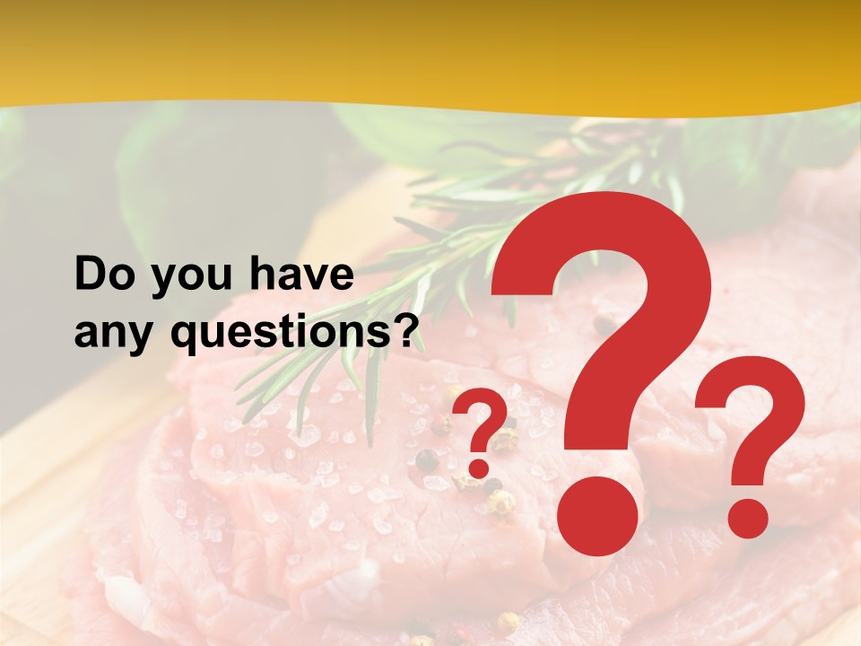 Slice Dinner Food PowerPoint Template