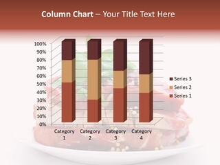 Herbs Closeup Roast Beef PowerPoint Template