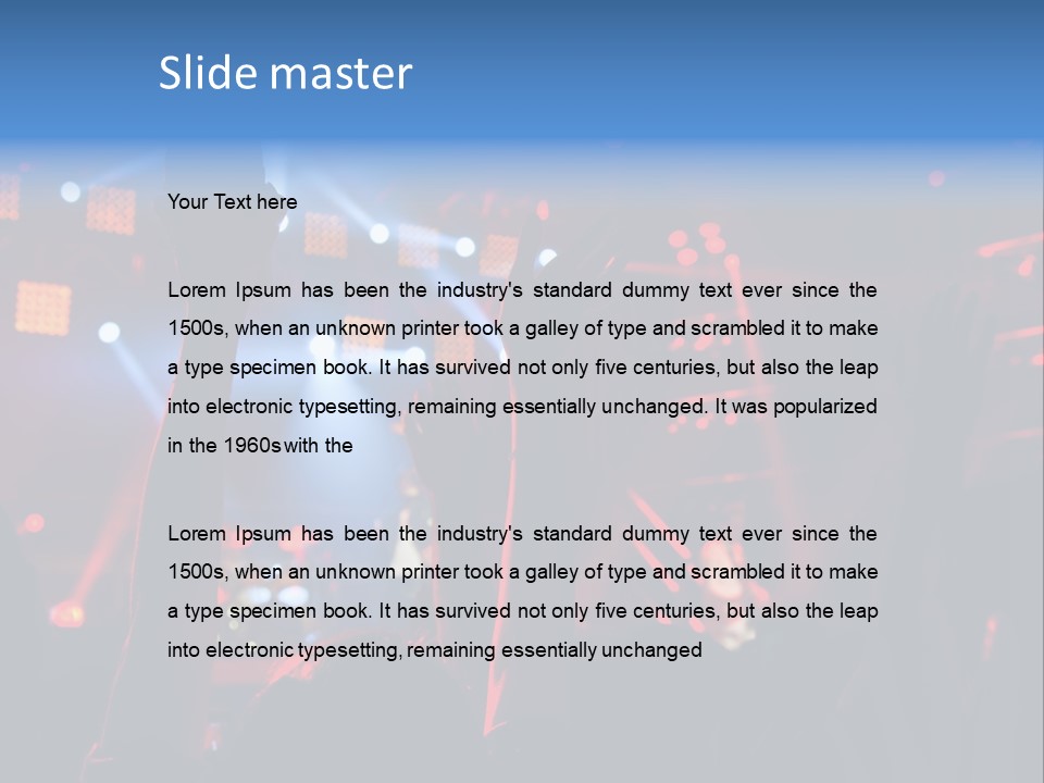 Nightlife Clubbing Nightclub PowerPoint Template