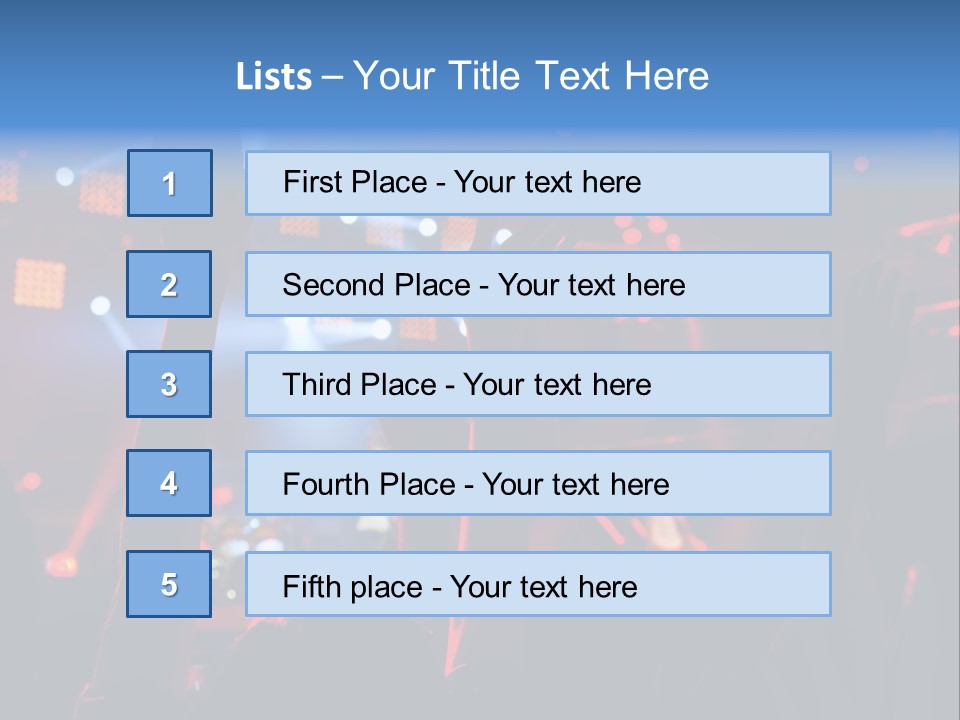 Nightlife Clubbing Nightclub PowerPoint Template