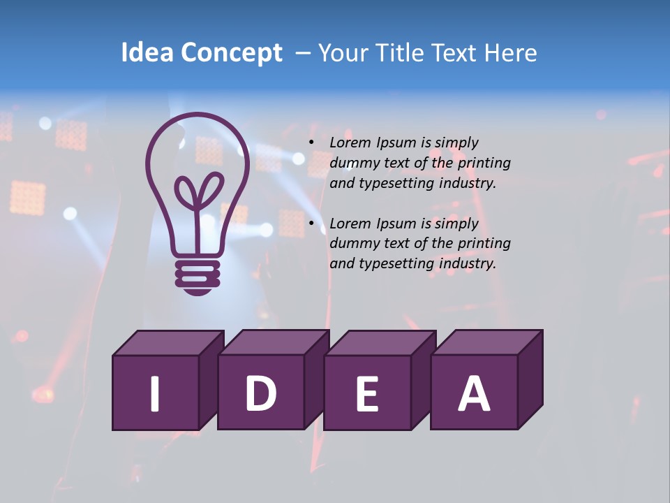 Nightlife Clubbing Nightclub PowerPoint Template