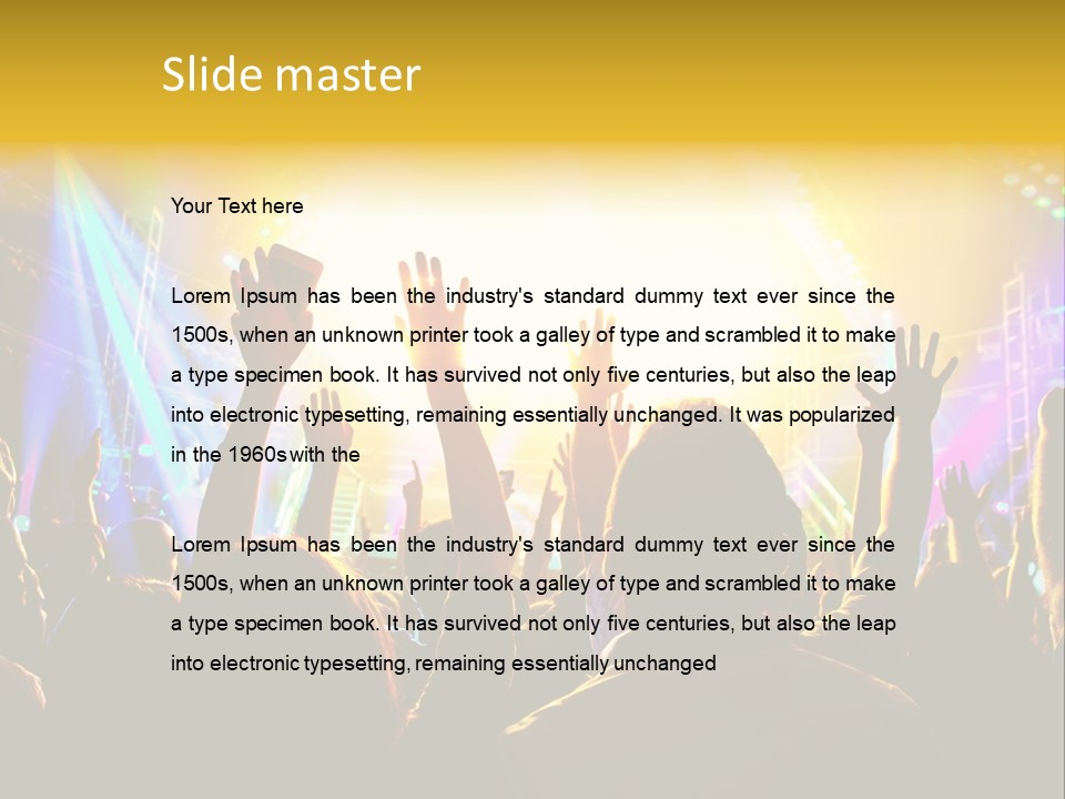 Air Man Happy PowerPoint Template