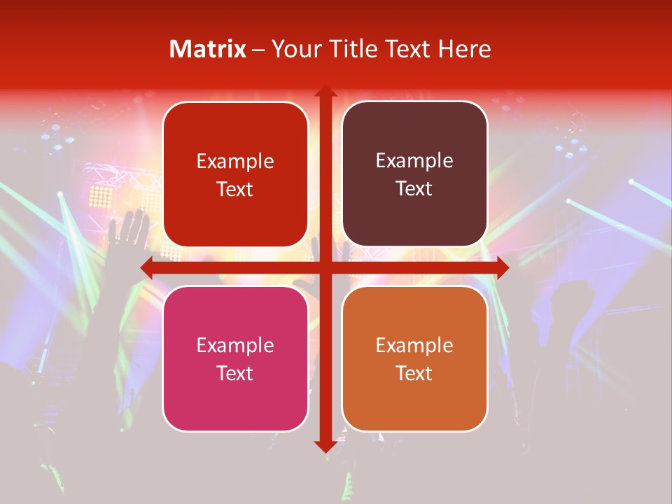 Partying Colorful Band PowerPoint Template