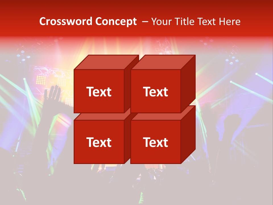 Partying Colorful Band PowerPoint Template