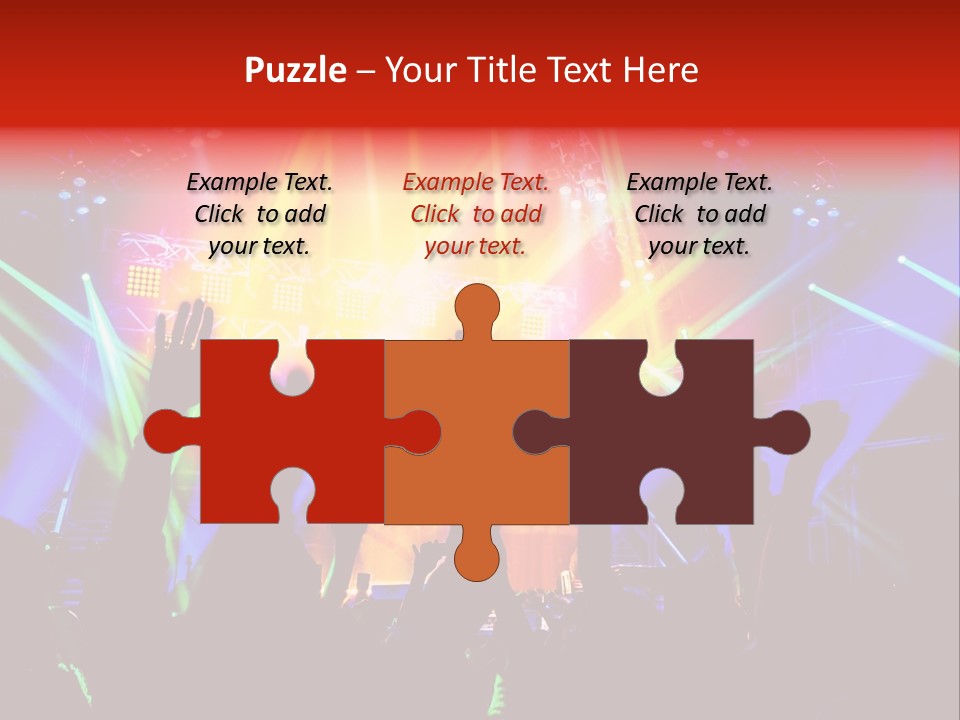 Partying Colorful Band PowerPoint Template