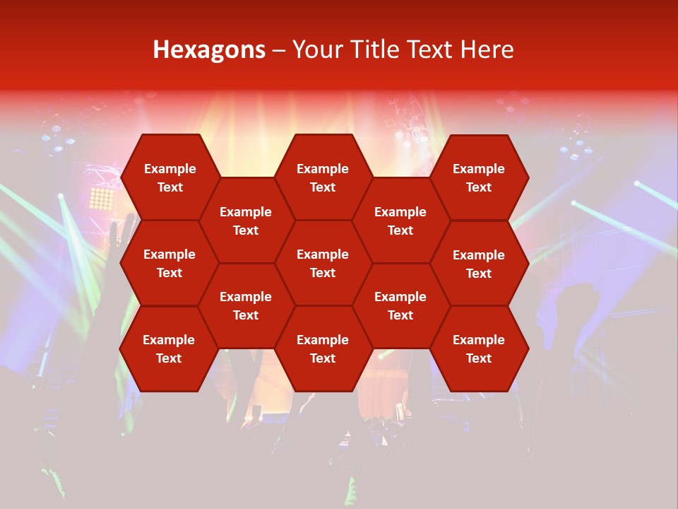 Partying Colorful Band PowerPoint Template