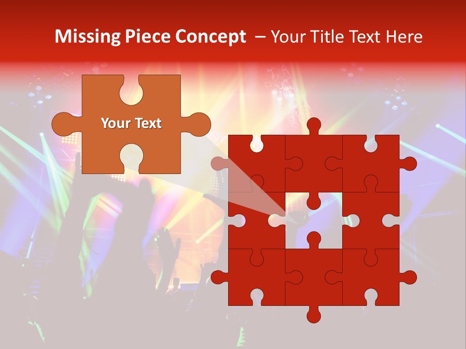 Partying Colorful Band PowerPoint Template