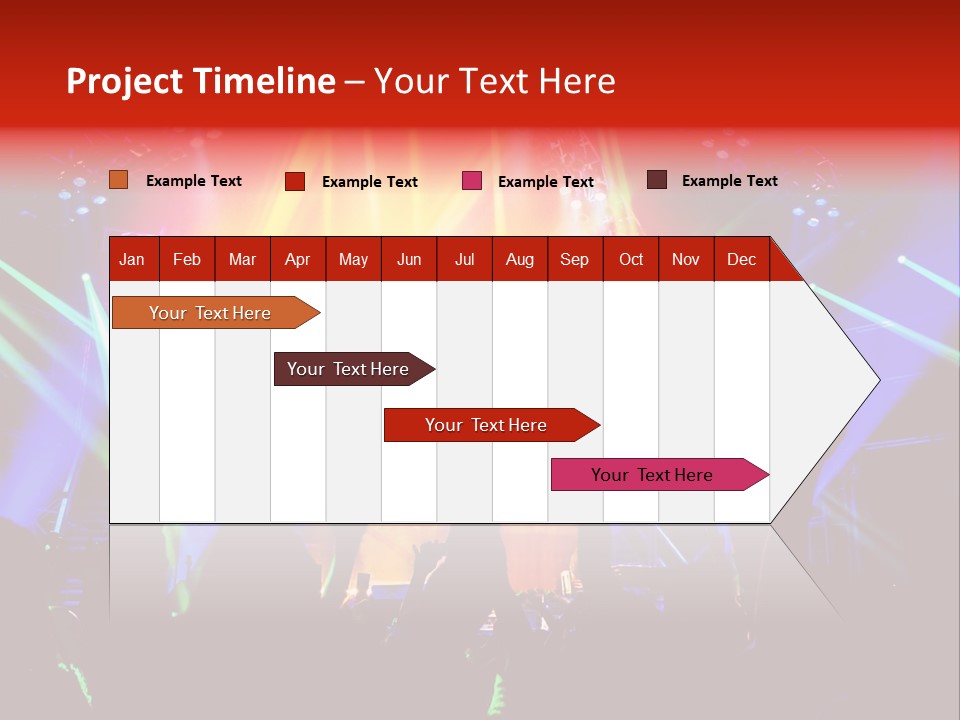 Partying Colorful Band PowerPoint Template