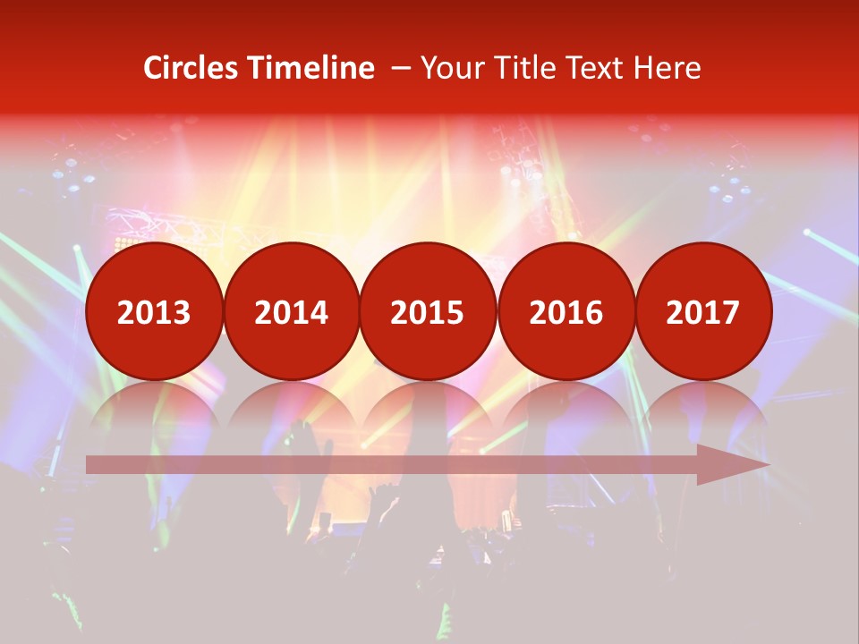 Partying Colorful Band PowerPoint Template