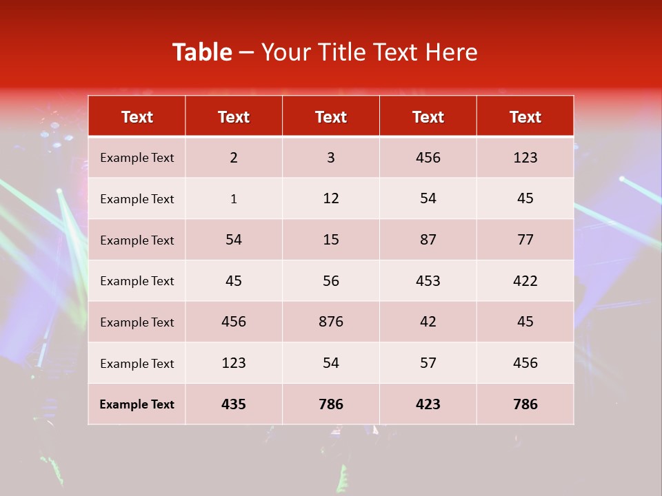 Partying Colorful Band PowerPoint Template