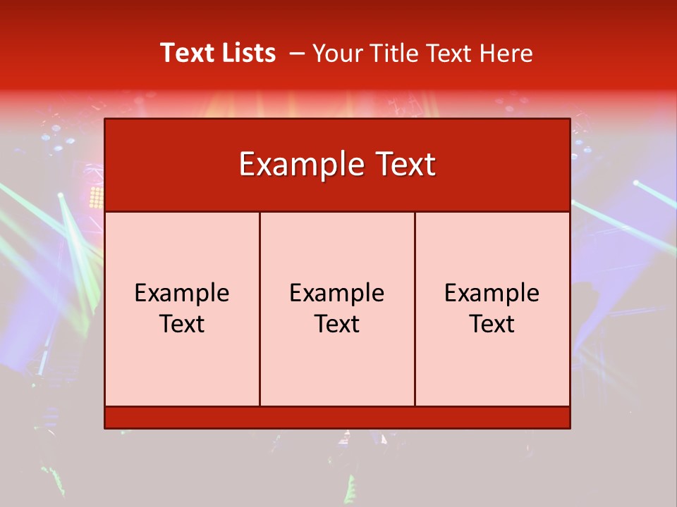 Partying Colorful Band PowerPoint Template