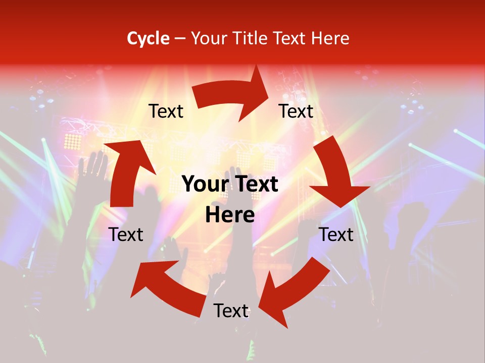 Partying Colorful Band PowerPoint Template