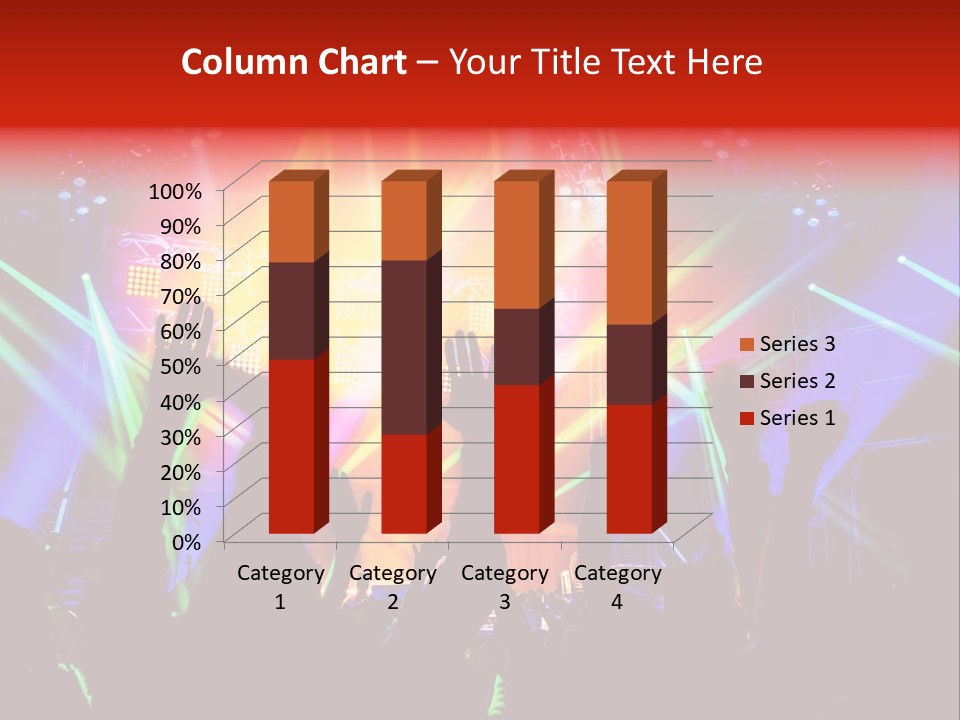 Partying Colorful Band PowerPoint Template