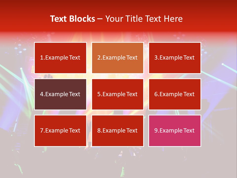 Partying Colorful Band PowerPoint Template