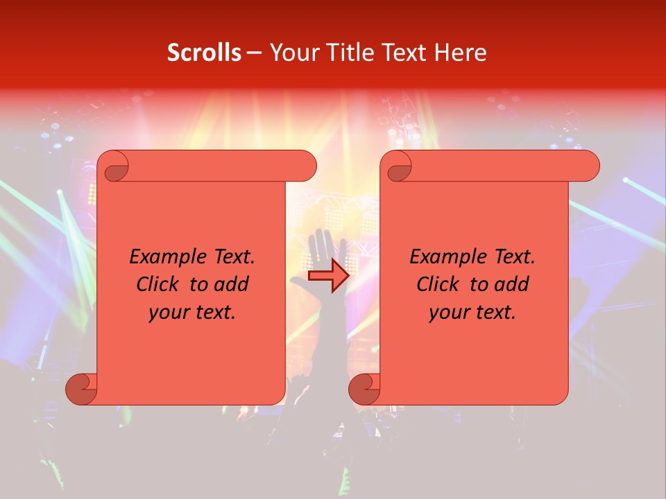 Partying Colorful Band PowerPoint Template